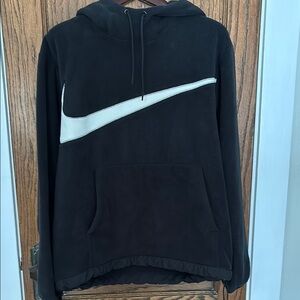 Nike Black Fleece Hoodie Men’s SZ Large